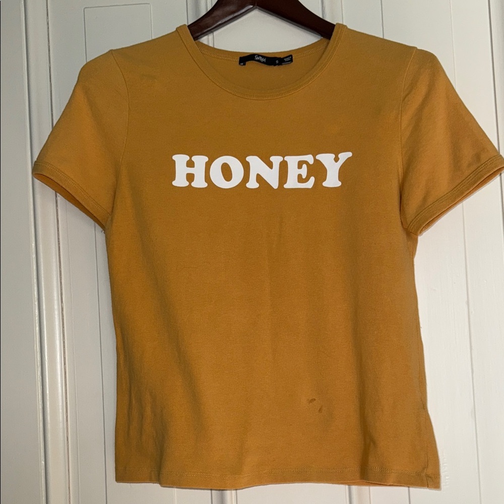 Sportsgirl Mustard Tee